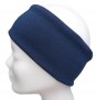 Stirnband - Haarband - blau - uni - einfarbig - Baumwolle - Herren - Damen